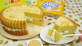 Giant Golden Oreo Birthday Cake ジャイアントゴールデンオレオ バースデイケーキ