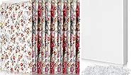 7.5 x 10.5 Inch Comic Book Boards and Clear U Shape Plastic Alligator Clips Fabric Board for Folding and Storing Fabric Keep It Straight (60 Set)