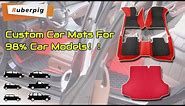 NEW Car Floor Mats Splicing Two Colors, Install Auto Floor Mat, Worth for Your Choice
