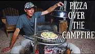 Cooking Pizza Over a Campfire