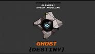 Blender Ghost (Destiny) - speed modeling
