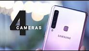 Galaxy A9 Hands On: World's First Phone with 4 Cameras!
