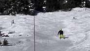 Got a couple inches of snow and it made all the difference. It was so fun today! Ryder tried on his longer skis. He loved them but needs more practice. | Sandy Goodson