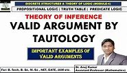 Theory of Inference Problems | Valid and Invalid Arguments Examples | Valid Argument Questions
