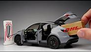 Unboxing of Tesla Model Y 🥵 Diecast Model Car