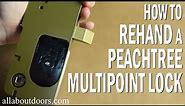 Rehanding a Peachtree Multipoint Lock