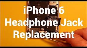 iPhone 6 Headphone Audio Jack Replacement How To Change