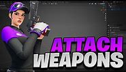 How to Attach Weapons to Fortnite Skins (Blender)