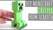 DIY Minecraft Creeper From Scratch | Minecraft Papercraft Creeper | Paper Crafts