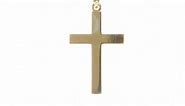 10k Yellow Gold Cross Pendant