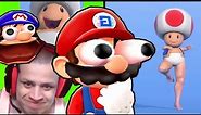 Mario Reacts To CURSED TikTok Memes [GMOD]
