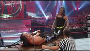 Jeff Hardy ties Matt Hardy to a table for a leg drop: Backlash 2009