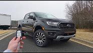 2019 Ford Ranger Lariat FX-4: Start Up, Walkaround, Test Drive and Review