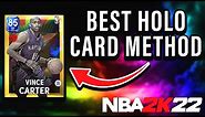 COLLECT *HOLOGRAPHIC CARDS* IN NBA2K22 MYTEAM WITH THIS METHOD!