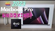 16" MacBook Pro M2 Max (2023) Space Gray | Unboxing | Aesthetic