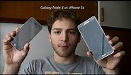 Apple iPhone 5s vs Samsung Galaxy Note 3 ita da EsperienzaMobile