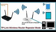 TP Link TL WR841N Repeater Mode configuration
