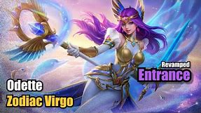 Odette Zodiac Virgo Revamped Entrance Skin (Upscale 4K) Mobile Legends