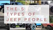 THE 5 TYPES OF JEEP PEOPLE
