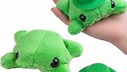Adorable Frog Plush with Hat Cute Frog Stuffed Fluffy Animal for Children Gift and Home Room Decorations, 4.5 Inch