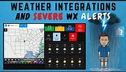LIGHTNING ALERTS and DASHBOARDS using Weather Integrations in Home Assistant