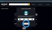Prime Video: Set Up A Prime Video Account PIN