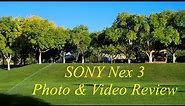 Sony NEX 3, Photo and video review