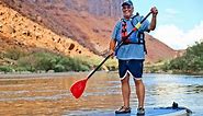 Experience paddle boarding on the Colorado River in Moab, Utah. We provide the paddleboard, the tour and the guide.