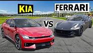 2024 Kia EV6 GT vs 700hp Ferrari FF // THIS vs THAT