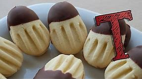 Chocolate Dipped Cookies Recipe | How to Make Chocolate Shortbreads