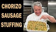 Spicy Chorizo Sausage Stuffing Thanksgiving Recipe | Chef Jean-Pierre