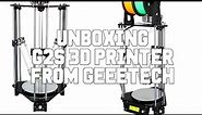 Unboxing Of The G2s Pro Rostock Delta Style 3d Printer From Geeetech