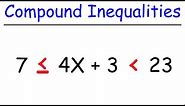 How To Solve Compound Inequalities