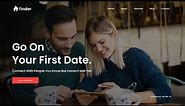How To Make A Website Landing Page Like Tinder | Website Design Using HTML & CSS