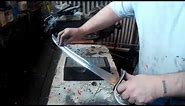 How to easily sharpen a completely blunt sword