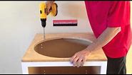 How to install undermount sinks