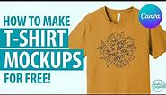 How to Create Bella+Canvas T-Shirt Mockups in Canva for FREE