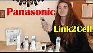 PANASONIC LINK2CELL 📞BLUETOOTH CORDLESS KX-TGE475S PHONE REVIEW 👈