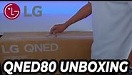 LG QNED 80 Series 4K TV Unboxing (50QNED80UQA)