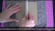 How To Make The Simplest Fabric Covered Mini Album