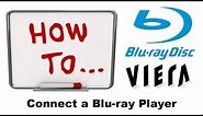How to connect a Blu-ray player to a HD TV.
