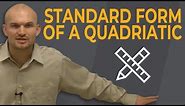 What is standard form of a quadratic equation