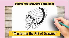 How to Draw Indian | Native American