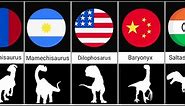 Comparisons: Dinosaurs Size?