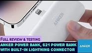 Anker Power Bank, 621 Power Bank with Built-In Lightning Connector FULL REVIEWS