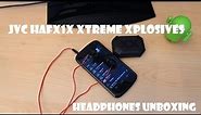JVC HAFX1X Xtreme Xplosives Headphones Unboxing