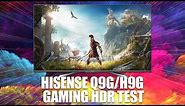 Hisense Q9G/H9G Gaming HDR Test Samples