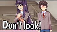 Sayori catches Yuri... | Doki Doki Rain Clouds - Sayori's Story