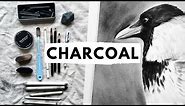 Everything I know about charcoal drawing in one video