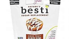 Wholesome Yum Besti Natural Brown Sugar Substitute - Brown Monk Fruit Sweetener Blend With Allulose (No Erythritol) - Keto, Non GMO, Zero Carb, Zero Calorie, Sugar Free, No Aftertaste (1 lb)